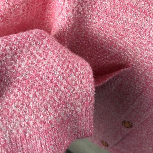 Maje pink knitting cardigan - Picture 4 of 6